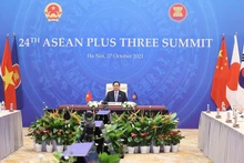 Thủ tướng Phạm Minh Chính tham dự Hội nghị cấp cao ASEAN +3 lần thứ 24. (Ảnh: TTXVN)