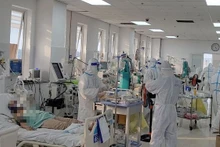 Khu điều trị bệnh nhân Covid-19 nặng tại Trung tâm Hồi sức tích cực điều trị người bệnh Covid-19 đặt tại Bệnh viện đa khoa Thống Nhất (Đồng Nai).