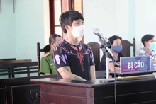 Bị cáo Phan Văn Tâm tại phiên tòa.