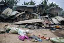 Một vụ tấn công của phiến quân tại CHDC Congo, ngày 18/2/2020. (Ảnh: AFP/TTXVN)