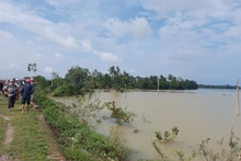 Khu vực tìm thấy thi thể anh Nguyễn Thanh D.