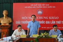 Hội nghị Chung khảo Giải thưởng Sách quốc gia lần thứ tư. (Ảnh: Ban Tổ chức)