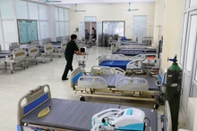 Xây dựng Bệnh viện dã chiến số 2 tại Bắc Giang.