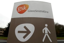 Logo của GSK. Ảnh: Reuters.