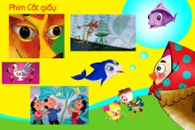 Một số hình ảnh phim cắt giấy của Hãng phim Hoạt hình Việt Nam.