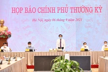 Toàn cảnh họp báo (Ảnh: VGP/Nhật Bắc).