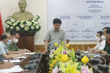 Trung tâm Chỉ huy phòng, chống dịch Covid-19 Hà Nam họp khẩn trong đêm.