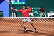 Quần vợt Việt Nam đang nắm lợi thế để thăng hạng thi đấu play-offs nhóm II thế giới Davis Cup 2022. (Ảnh: Liên đoàn Quần vợt Việt Nam)