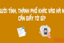 Người tỉnh, thành phố khác ra, vào Hà Nội cần những giấy tờ gì?
