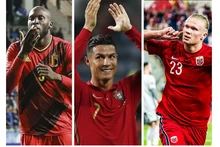 Lukaku và Haaland là 2 ứng viên sáng giá để phá kỷ lục của Ronaldo. (Ảnh: TDSoccer)