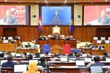Kỳ họp thứ 5, Quốc hội Campuchia khóa VI. (Ảnh: Fresh News).
