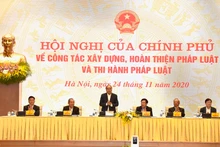 Thủ tướng chủ trì Hội nghị về công tác xây dựng, hoàn thiện pháp luật và thi hành pháp luật