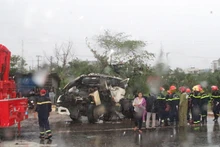 Hiện trường vụ tai nạn 