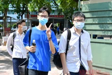 Thí sinh Kỳ thi tốt nghiệp trung học phổ thông 2021. Ảnh: THỦY NGUYÊN