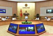 Toàn cảnh buổi làm việc. (Ảnh: TRẦN HẢI)