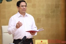 “Lãnh đạo phải chọn việc khó khăn hơn để thuận lợi hơn cho người dân, doanh nghiệp và xã hội”, Thủ tướng Phạm Minh Chính nhấn mạnh. (ẢNH: TRẦN HẢI)