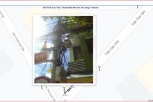 Hình ảnh khảo sát hiện trường trên GoogleMap