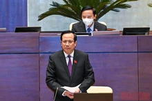 Bộ trưởng Lao động - Thương binh và Xã hội Đào Ngọc Dung. (Ảnh: LINH NGUYÊN)