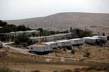 Khu định cư Do thái Mitzpe Kramim của Israel gần thành phố Ramallah, khu Bờ Tây. (Ảnh: AFP/TTXVN)