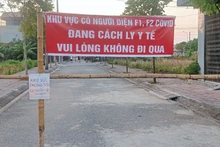 Toàn bộ khu vực phát hiện 53 ca F0 tại xã Đông Mỹ (thành phố Thái Bình) đang được kiểm soát chặt.