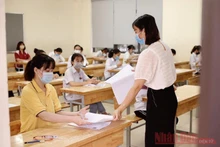 Tại Kỳ thi tốt nghiệp THPT 2020 (Ảnh: DUY LINH)