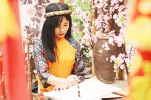 Sắc mầu Tết. Ảnh: NG.HẢI