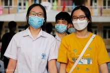 Thí sinh kỳ thi vào lớp 10 Trường Trung học phổ thông chuyên Khoa học Tự nhiên. Ảnh: VNU