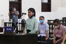 Các bị cáo tại phiên phúc thẩm