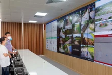 Lực lượng công nghệ hoạt động 24/7 phục vụ phòng chống dịch COVID-19 do Bộ Thông tin và Truyền thông thành lập, có tên gọi là Trung tâm công nghệ phòng, chống dịch Covid-19 quốc gia. Ảnh: TTXVN.