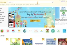 Logo và giao diện Hội sách trực tuyến Quốc gia 2022 tại địa chỉ https://book365.vn (Ảnh: VGP)