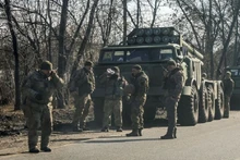 Binh sĩ Ukraine tại khu vực Kharkov (Nguồn: Reuters)