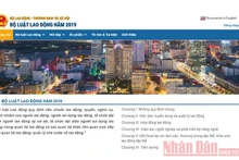 Ra mắt trang thông tin chính thức về Bộ luật Lao động năm 2019