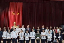 Một số gương mặt của đội tuyển Hà Nội tham dự kỳ thi (Ảnh: HNAms)