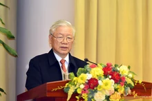 Tổng Bí thư, Chủ tịch nước Nguyễn Phú Trọng phát biểu chỉ đạo Hội nghị. (Ảnh: DUY LINH)