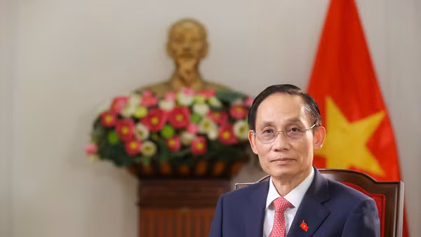 Đồng chí Lê Hoài Trung, Ủy viên Bộ Chính trị, Bộ trưởng Ngoại giao. (Ảnh: Bộ Ngoại giao cung cấp)