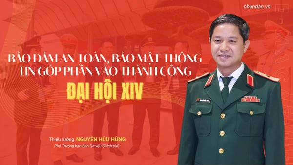 Thiếu tướng Nguyễn Hữu Hùng, Phó Trưởng ban Cơ yếu Chính phủ.