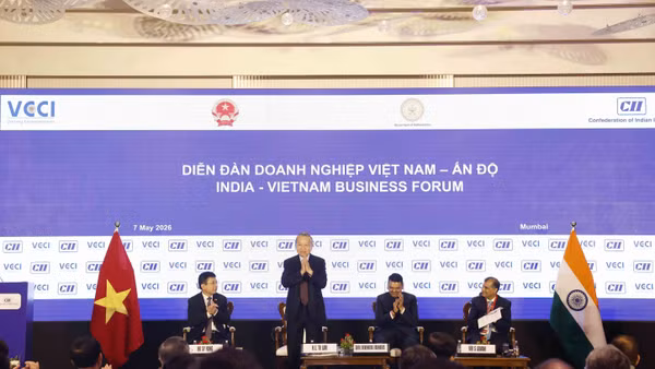 Tổng Bí thư, Chủ tịch nước Tô Lâm dự Diễn đàn Doanh nghiệp Việt Nam-Ấn Độ. (Ảnh: Thống Nhất – TTXVN)