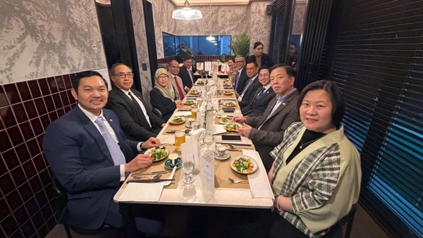 Đại sứ các nước thành viên ASEAN tại Hàn Quốc đã có buổi gặp gỡ cuối năm. (Ảnh do Đại sứ quán Việt Nam tại Hàn Quốc cung cấp)