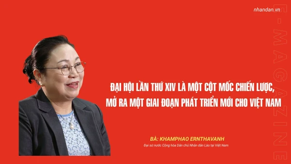 Đại sứ nước Cộng hòa Dân chủ Nhân dân Lào tại Việt Nam Khamphao Ernthavanh.