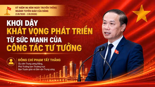 Đồng chí Phạm Tất Thắng, Ủy viên Trung ương Đảng, Phó Trưởng ban Thường trực Ban Tuyên giáo và Dân vận Trung ương.