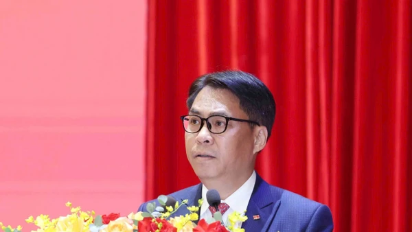 Đồng chí Phan Thăng An, Bí thư Tỉnh ủy, Trưởng Đoàn đại biểu tỉnh Cao Bằng. (Ảnh tư liệu: Phương Hoa/TTXVN)