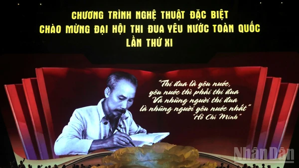 Chương trình nghệ thuật đặc biệt chào mừng Đại hội Thi đua yêu nước toàn quốc lần thứ XI là sự kiện văn hóa-chính trị quy mô lớn, được tổ chức trang trọng, giàu cảm xúc và mang ý nghĩa lan tỏa sâu rộng tinh thần thi đua ái quốc trong thời đại mới.