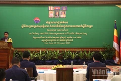Hơn 30 nhà báo, phóng viên châu Á tham dự Hội thảo. (Ảnh: HUY VŨ)