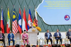 Thủ tướng Campuchia Hun Manet chủ trì lễ khai mạc. (Ảnh: Bộ Thông tin Campuchia)
