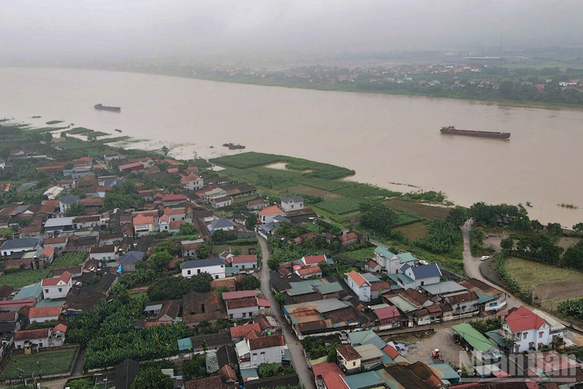 Xã đảo Minh Châu, Hà Nội. (Ảnh THÀNH ĐẠT)