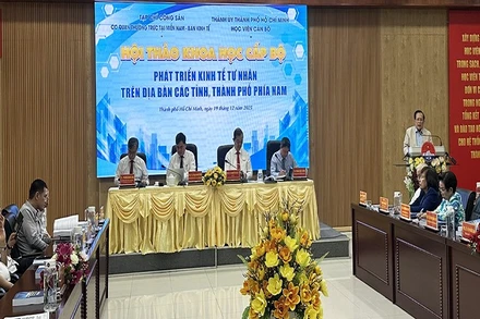 Một góc quang cảnh hội thảo.