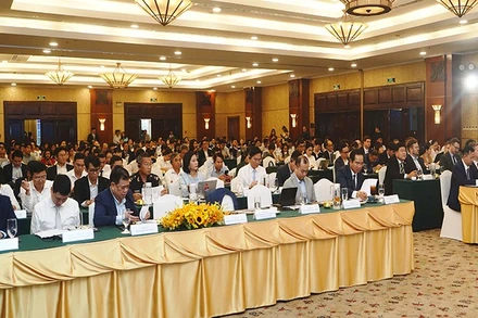 Một góc quang cảnh buổi gặp gỡ. (Ảnh: THẾ ANH)