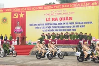 Lễ ra quân triển khai đợt cao điểm tấn công, trấn áp tội phạm, bảo đảm an ninh trật tự của Công an tỉnh Lạng Sơn.