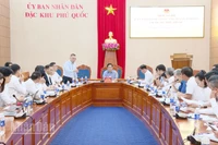 Quang cảnh buổi bàn giao tài sản.