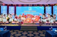 Tiết mục văn nghệ chào mừng kỷ niệm 95 năm Ngày thành lập Đoàn Thanh niên Cộng sản Hồ Chí Minh.